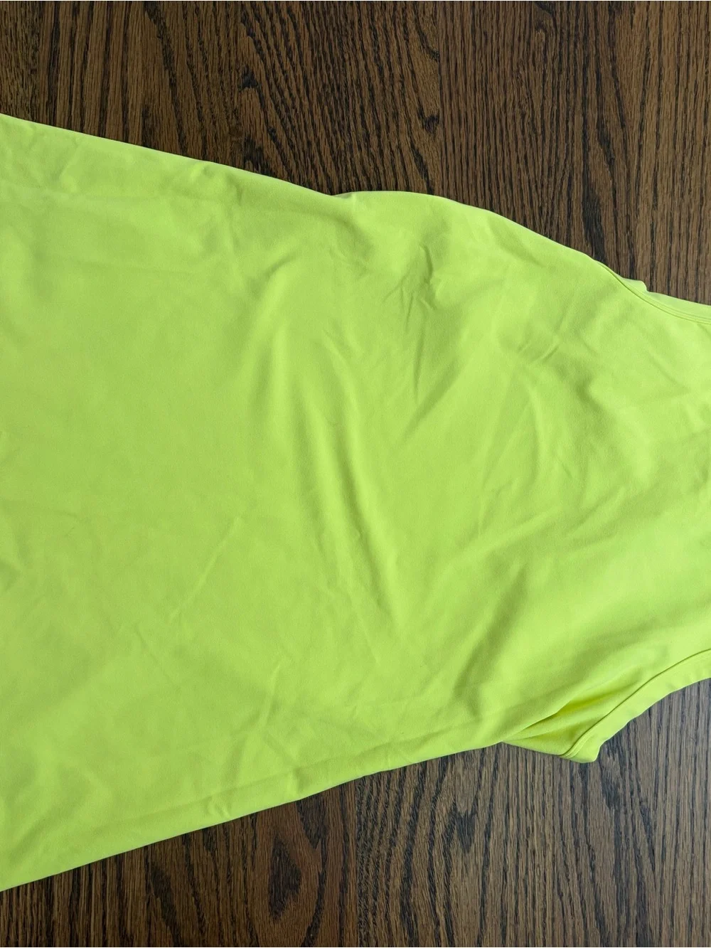 lululemon athletica Neon Yellow Racerback Tank Top